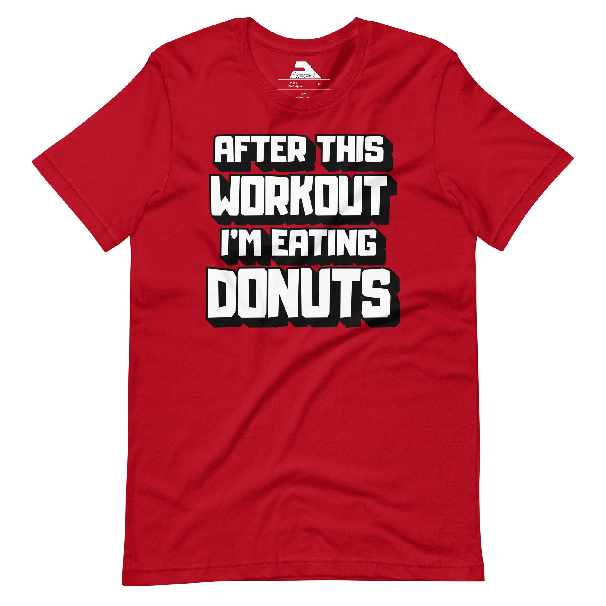 After This Workout I'm Eating Donuts Unisex t-shirt