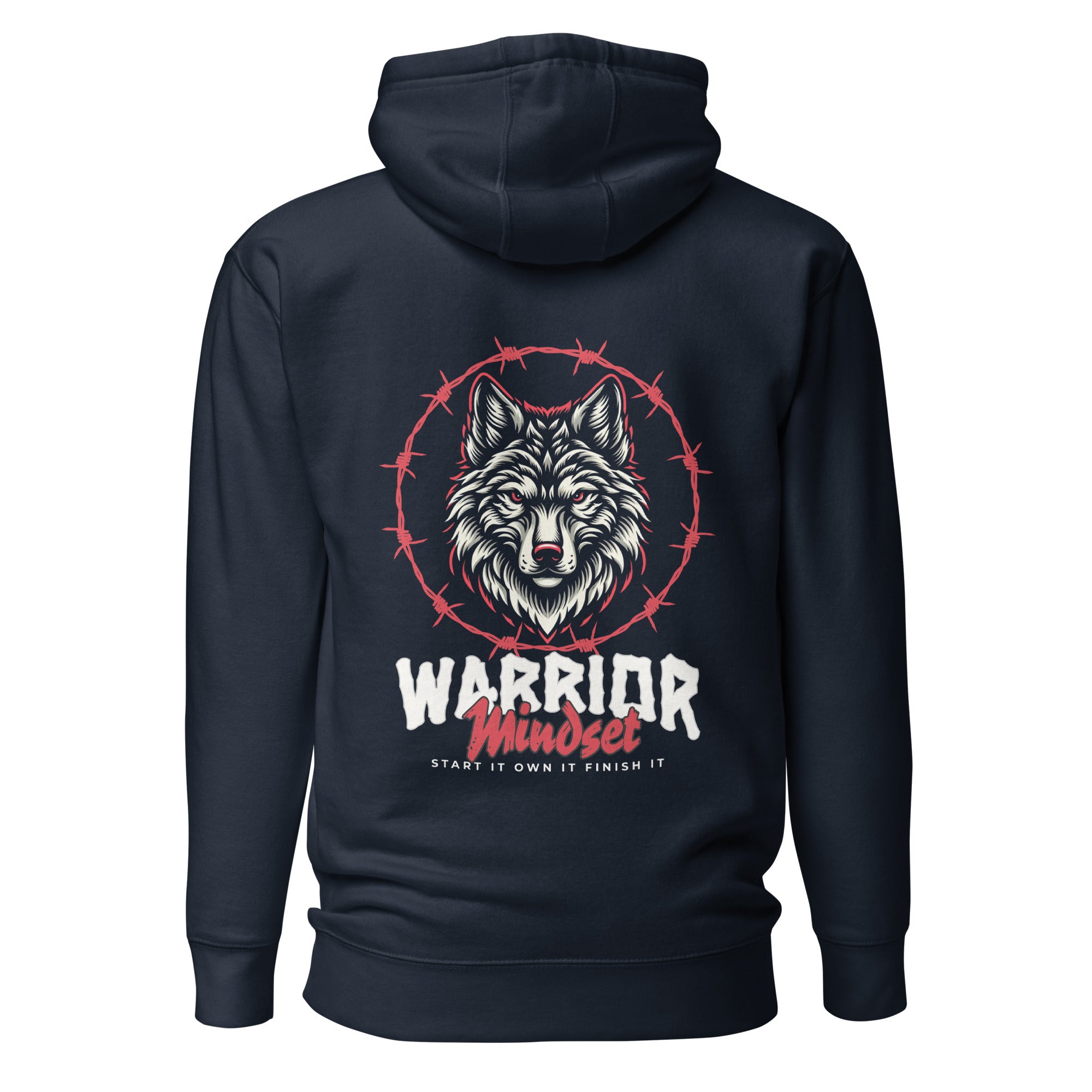 Ace-1 Warrior Wolf Warrior Mindset Unisex Hoodie
