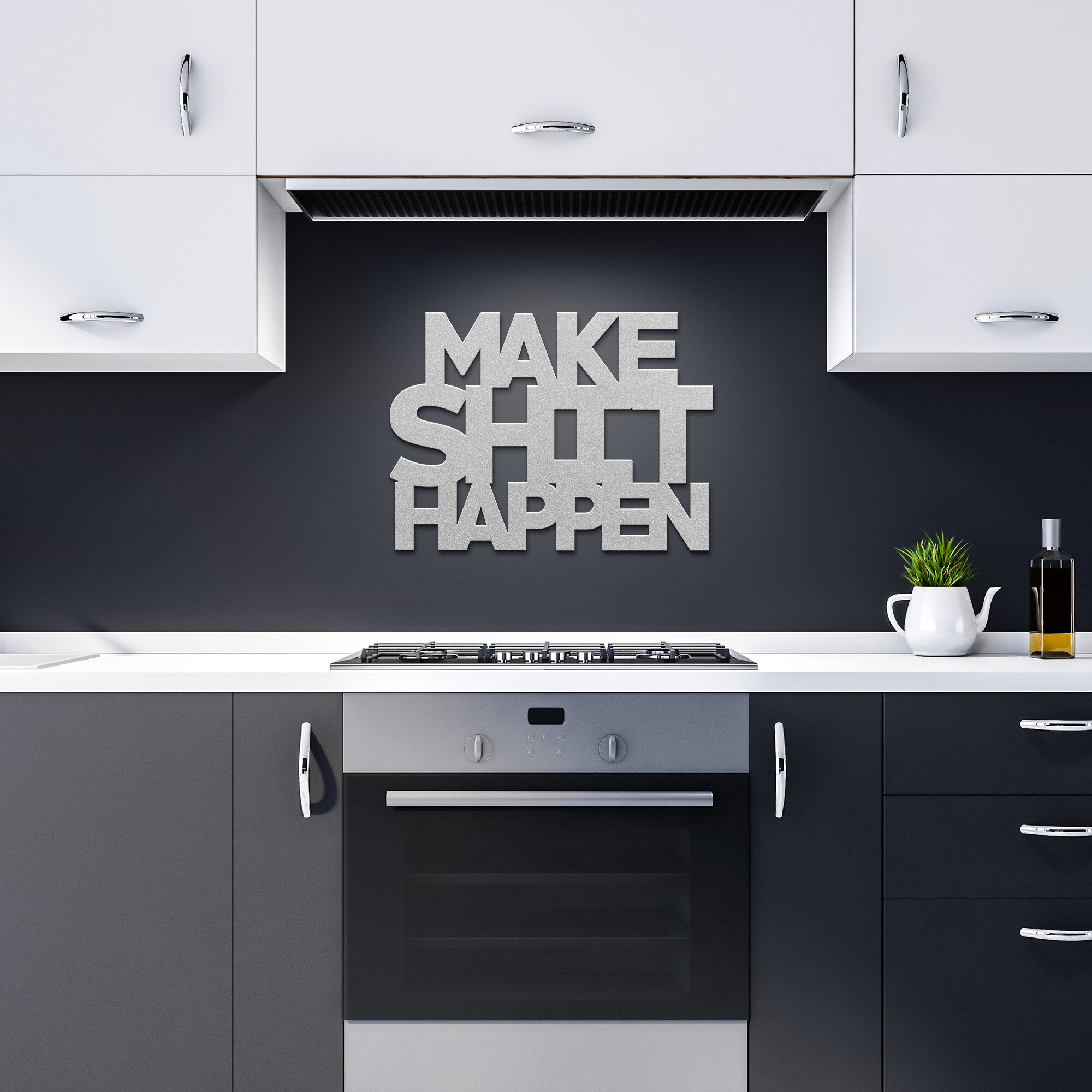 Make Shit Happen Metal Sign for Wall