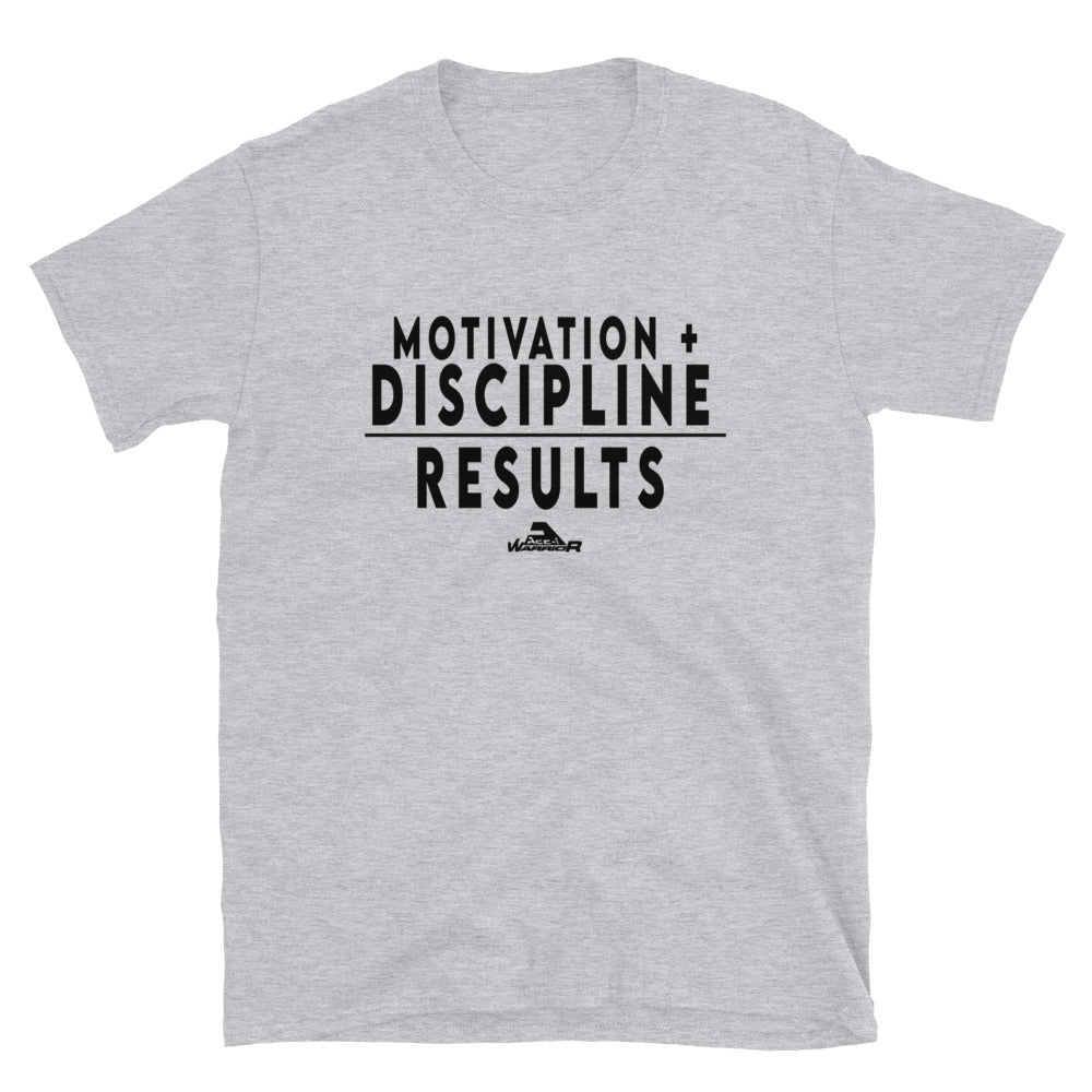 Motivation + Discipline = Results Shirt.